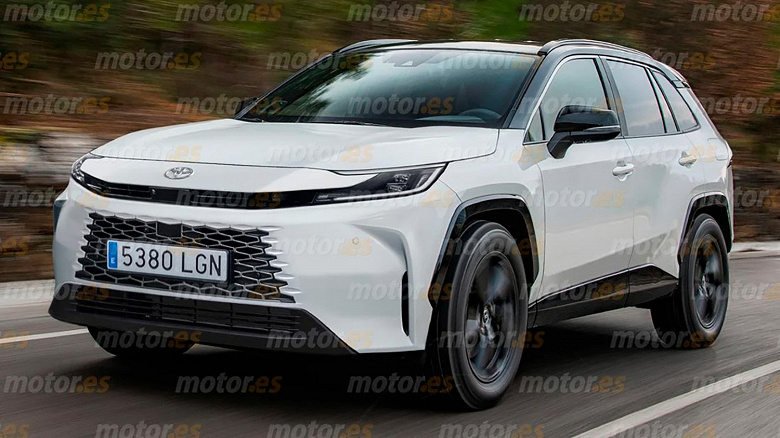 Toyota RAV4 станет похожим на Toyota Camry. Опубликовано первое изображение Toyota RAV4 2026